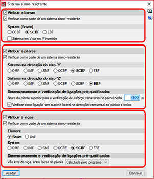 Sistemas sismo-resistente segundo ANSI/AISC 341-10, e Uniões pré-qualificadas segundo ANSI/AISC 358-10 e ANSI/AISC 341-10. Pulse para ampliar la imagen' t