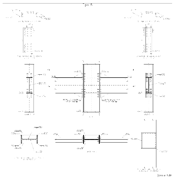 Sistemas sismo-resistente segundo ANSI/AISC 341-10, e Uniões pré-qualificadas segundo ANSI/AISC 358-10 e ANSI/AISC 341-10. Pulse para ampliar la imagen' t