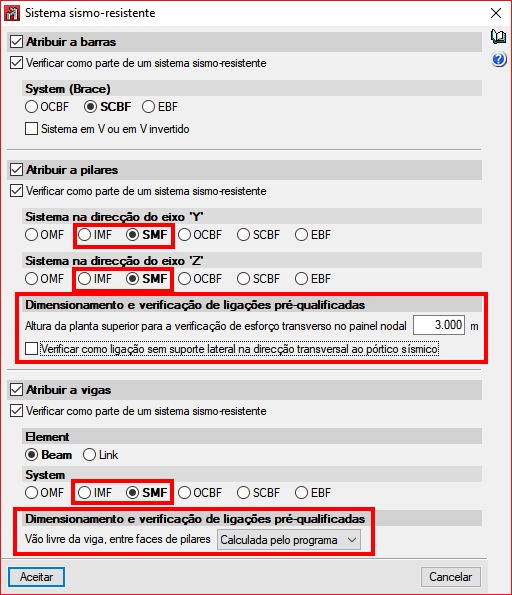 Sistemas sismo-resistente segundo ANSI/AISC 341-10, e Uniões pré-qualificadas segundo ANSI/AISC 358-10 e ANSI/AISC 341-10